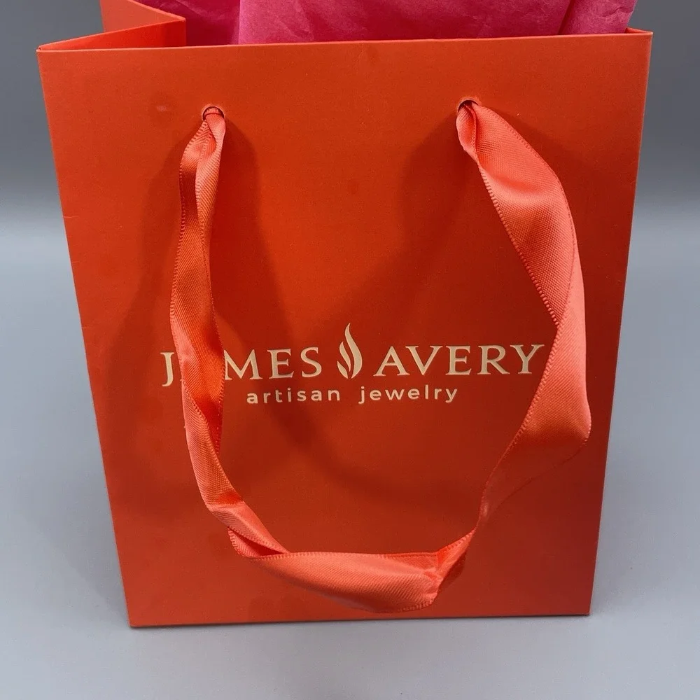 James Avery Jewelry Presentation Gift Bag‎ Tissue Charm Christmas Mother's Day